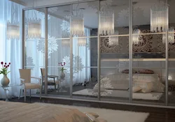 Спальни интерьеры с зеркальным шкафом
