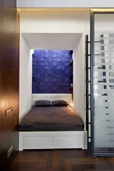 Кровать в шкафу в однокомнатной квартире дизайн