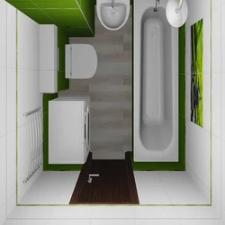Дизайн Ванной 1 5 На 2 С Туалетом