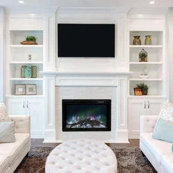 Mini Living Room Interior With TV