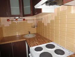 Как отделать стены в кухне хрущевке фото
