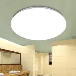 Ceiling lights for suspended ceilings in the bathroom photo