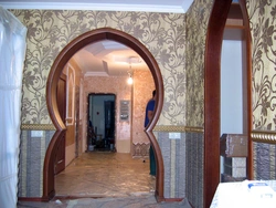 Design for finishing arches in an apartment photo