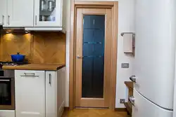 Kitchen with three doors photo