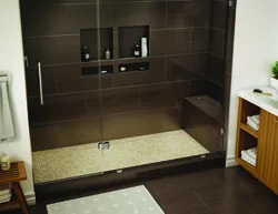 Bathtub With Tile Shower Tray Photo
