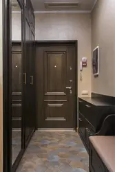 Hallway Design With Dark Doors