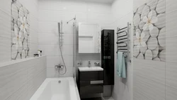 Small bathroom design with panels