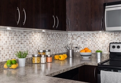 Photo combination of tiles in the kitchen