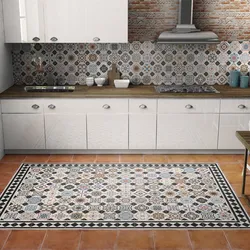 Photo Combination Of Tiles In The Kitchen