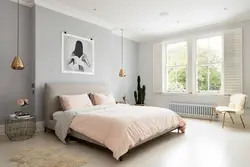 Painting walls in light colors in the apartment photo