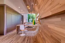 Design of the entire kitchen walls ceiling floor