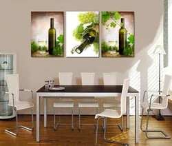 Inexpensive paintings for kitchen interior