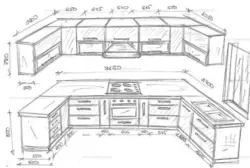 Дизайн кухни разметка