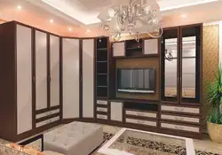 Шкаф и стенка в гостиную в одном стиле фото