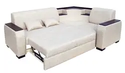 Qonaq otağı fotoşəkilində künc yataq divanları