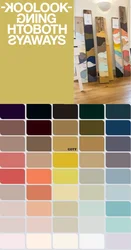 Paint palette for kitchen interior