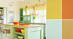 Палитра красок для интерьера кухни