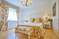 Floral Bedroom Interior Photo