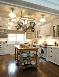 Chandeliers For The Kitchen In Provence Style In The Interior Photo