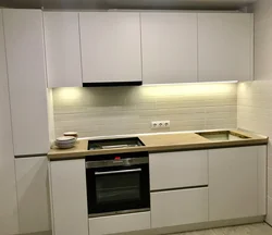 Kitchen gloss with matte photo