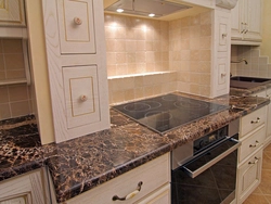 Рангҳои countertops ошхона хабарнигори дод аз мармар