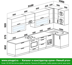 Акси андозаи ошхона сохташуда