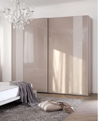 Photo of wardrobes in the bedroom photo modern design in light colors
