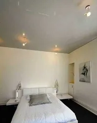Suspended matte ceilings for bedroom design