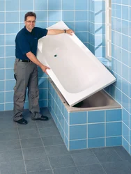 How to install acrylic bathtubs photo