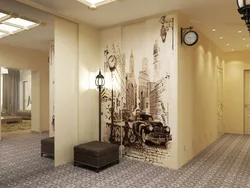 Hallway design drawing photo