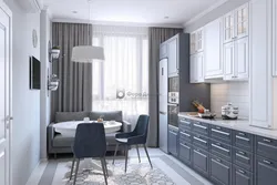Kitchen design for a two-room apartment