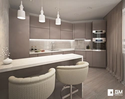 Дизайн кухни двухкомнатной квартиры