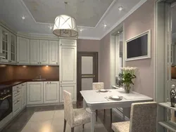 Kitchen design for a two-room apartment