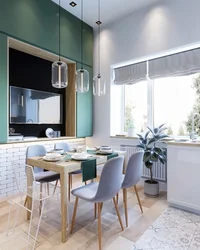 Design Of Kitchen And Dining Area In The House