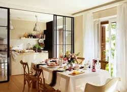 Дизайн кухни и обеденной зоны в доме