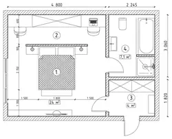 Bedroom drawing photo