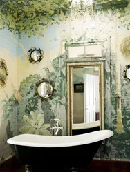 How to decorate bathroom walls photo