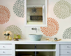 How to decorate bathroom walls photo