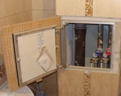 Bathroom pipe box photo
