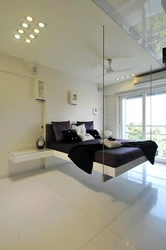 Bedroom interior with hanging bed