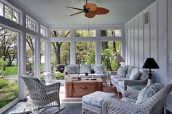 Living room veranda design photo