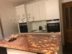 Оникс в интерьере фото кухня
