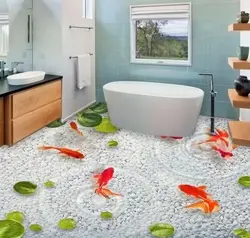 Дизайн полов для ванны