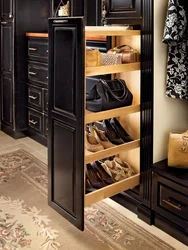 Shoe cabinets in the hallway photo in the interior