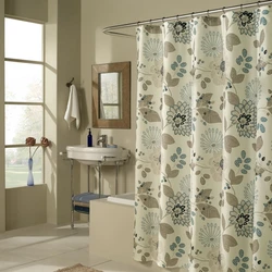 Modern Bathroom Curtain Photo