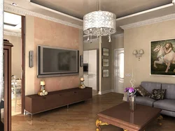 Walk-Through Living Room In The House Design