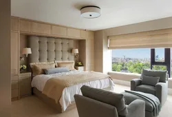 Дизайн спальни около кровати