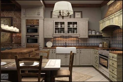Loft kitchen design Provence