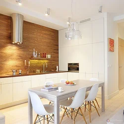 Kitchen Splashback Design In A Modern Style In Light Colors