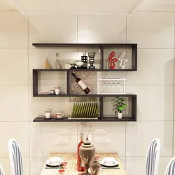 Wall Shelves In The Kitchen Interior Photo How